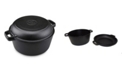 Westinghouse 5 Quart Seasoned Cast Iron Dutch Oven With 10.25" Skillet and Lid